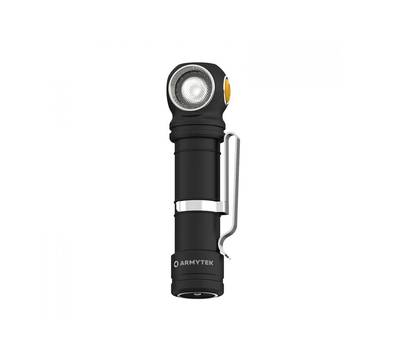 Фонарь налобный Armytek светодиодный Wizard C2 WR Magnet Usb, 1200 лм, теплый свет, аккумулятор