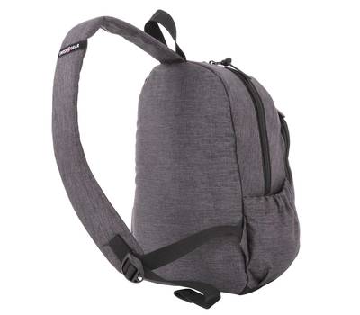 Рюкзак Swissgear 13'', с одним плечевым ремнем, cерый, 25х14х35 см, 12 л