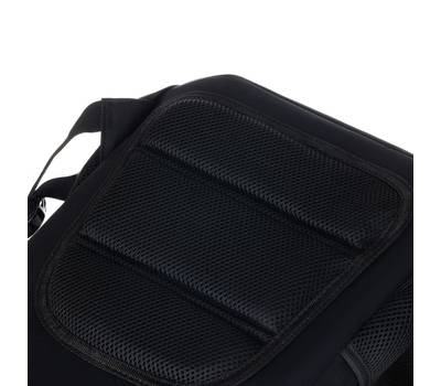 Рюкзак Torber Class X Mini, чёрный/жёлтый с орнаментом, 35,5x25x12 см + Мешок для обуви в подарок!