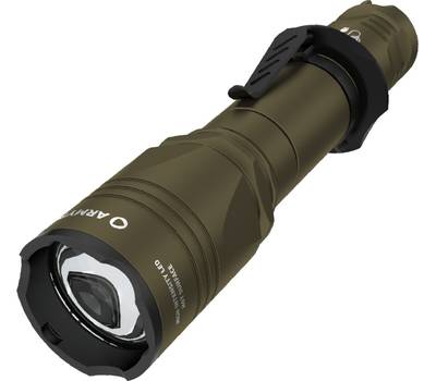 Фонарь Armytek светодиодный тактический Dobermann Pro Magnet USB Olive, 1400 лм, теплый свет, аккум