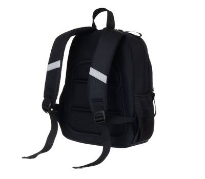 Рюкзак Torber Class X Mini, чёрный/серый с орнаментом, 35,5x25x12 см + Мешок для обуви в подарок!