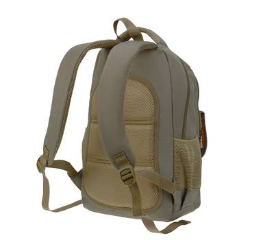Рюкзак Torber школьный Class X, темно-зеленый с орнаментом "Листья", 45x30x18 см