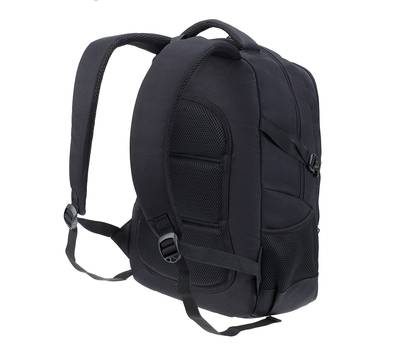Рюкзак Torber школьный Class X, черный с принтом "Зебра", 46x32x18 см+ Мешок для обуви в подарок!