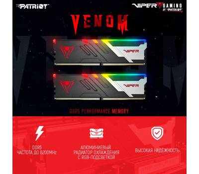 Оперативная память Patriot memory Viper Venom RGB PVVR532G620C40K