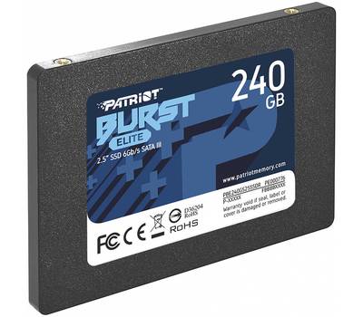 Накопитель SSD Patriot memory Burst Elite PBE240GS25SSDR