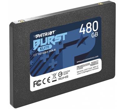 Накопитель SSD Patriot memory Burst Elite PBE480GS25SSDR