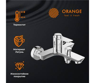 Душевая система Orange T19-944cr Thermo термостат с изл хром