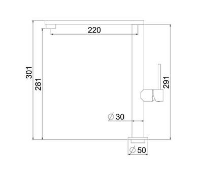 Смеситель для кухни Orange M99-000ni Steel никель