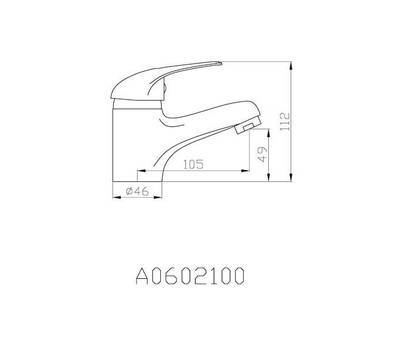 Смеситель для умывальника Agger A0602100 Move