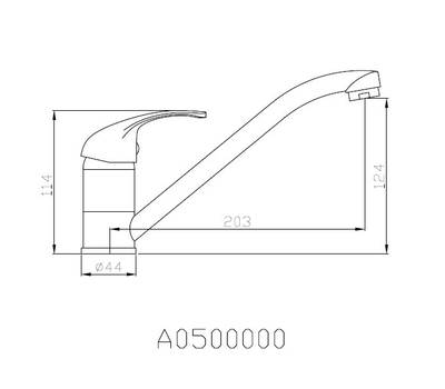 Смеситель для кухни Agger A0600200 Move