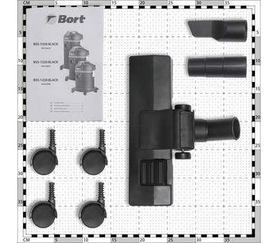 Пылесос для сухой и влажной уборки BORT BSS-1530 BLACK