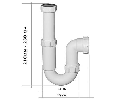 Трубка сливная BORT Drain pipe SET