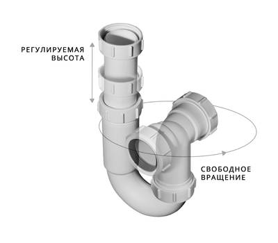 Трубка сливная BORT Drain pipe SET