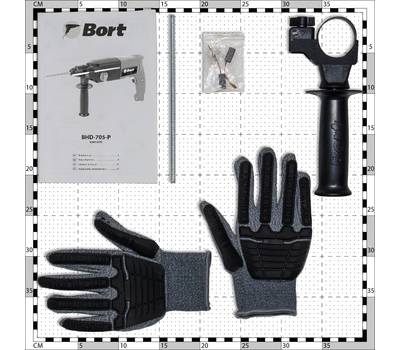 Перфоратор электрический BORT BHD-705-P