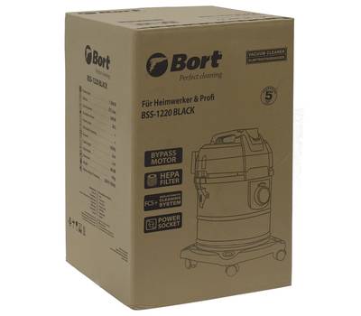 Пылесос для сухой и влажной уборки BORT BSS-1220 BLACK