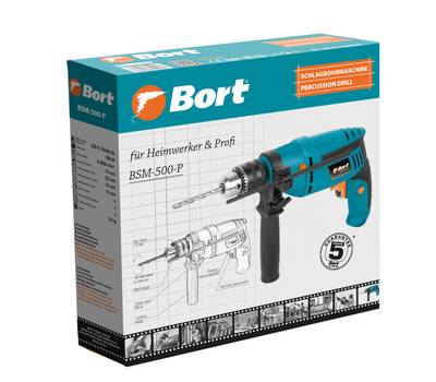 Дрель ударная Bort BSM-500-P