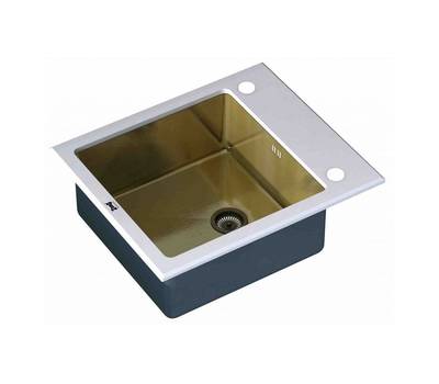 Мойка для кухни ZorG Sanitary GL-6051-WHITE-BRONZE