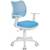 Офисное кресло БЮРОКРАТ CH-W797 спинка сетка голубой сиденье голубой TW-55 сетка/ткань (пластик белы