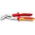 Клещи переставные KNIPEX COBRA® VDE, зев 50 мм, длина 250 мм, хром, 2-комп диэлектрические ручки, SB