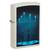 Зажигалка Zippo Aliens Design с покрытием Glow In The Dar, латунь/сталь, белая, матовая, 38x13x57 мм