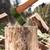 Колун СИБРТЕХ кованный, в сборе, 1700/2050 г, деревянное топорище, 600 мм