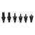 Заклепочник DENZEL для резьбовых заклепок, двуручный, заклепки М3, М4, М5, М6, М8, М10, M12