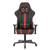 Офисное кресло БЮРОКРАТ VIKING ZOMBIE A4 черный/красный искусственная кожа с подголов. крестовина пл
