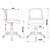 Кресло детское БЮРОКРАТ CH-W296NX белый TW-15 гусин.лапка Morris-1 сетка/ткань крестов. пластик плас