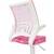 Кресло детское БЮРОКРАТ BUROKIDS 1 W розовый сланцы крестов. пластик пластик белый