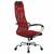 Офисное кресло МЕТТА SU-B-8 хром, ткань-сетка, сиденье мягкое, красное