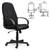 Офисное кресло BRABIX City EX-512 кожзаменитель черный, ткань черная