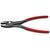 Клещи KNIPEX KN-8201200SB TwinGripс зев 4-22 мм, длина 200 мм, обливные ручки, SB