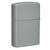 Зажигалка Zippo Classic с покрытием Flat Grey, латунь/сталь, серая, глянцевая, 38x13x57 мм